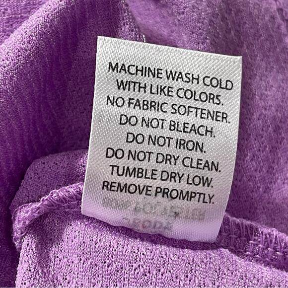 Marika Tek Lavender Dry-Wik Performance Wear T-Strap Racerback Tank Top - Large - Picture 8 of 9